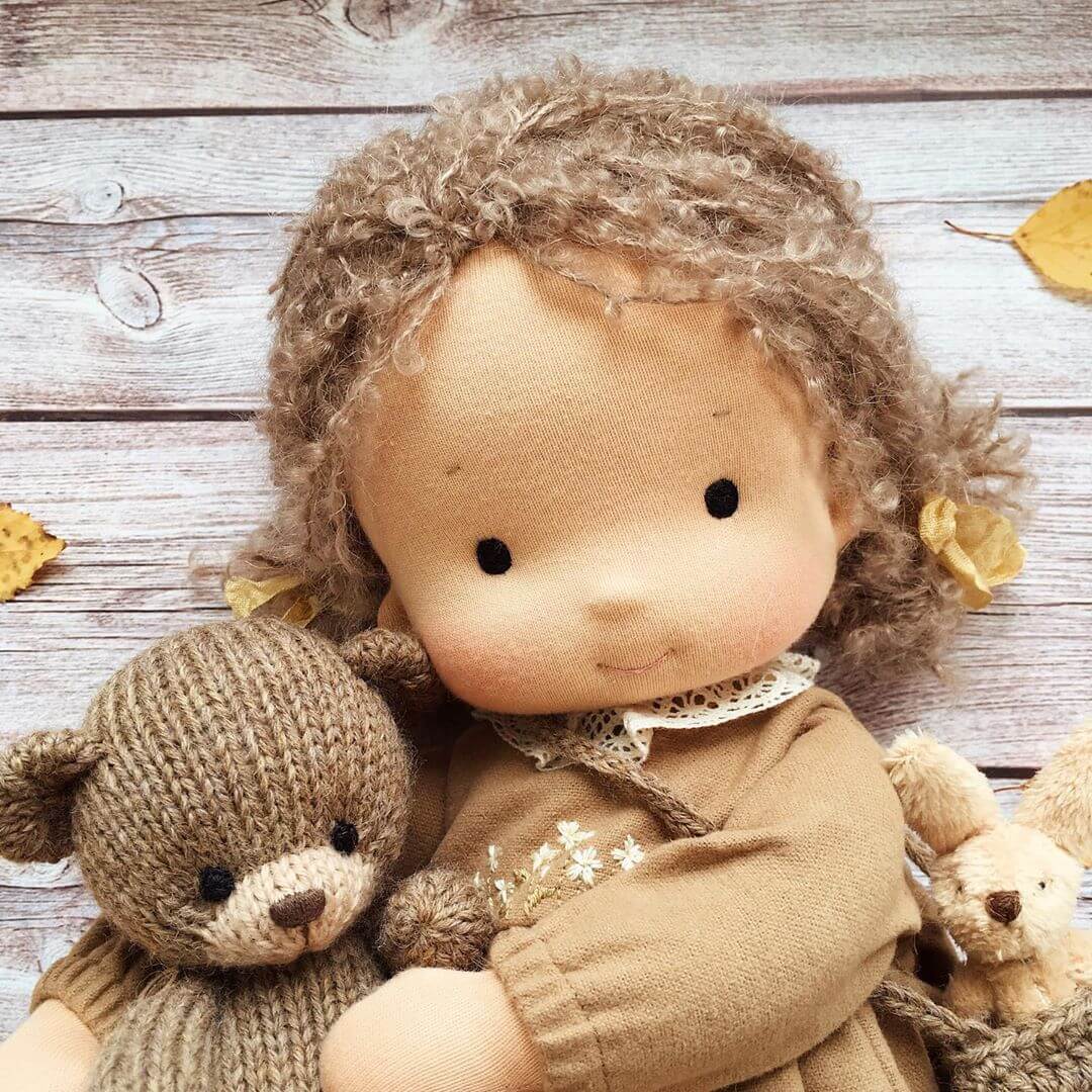 Handmade Knitted Doll - Selena