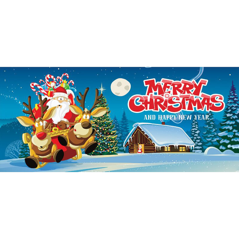 Santas Garagentor zum Abheben