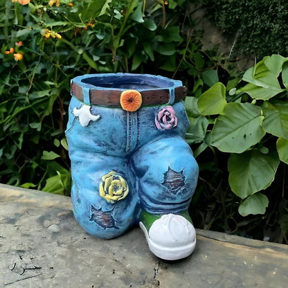 🔥Last Day 50% OFF🔥Uniquely Crafted Denim Flower Pots