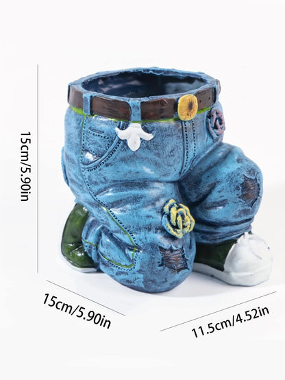 🔥Last Day 50% OFF🔥Uniquely Crafted Denim Flower Pots