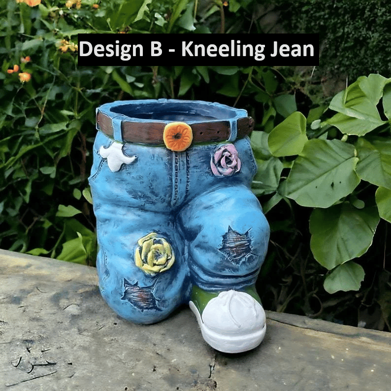 🔥Last Day 50% OFF🔥Uniquely Crafted Denim Flower Pots