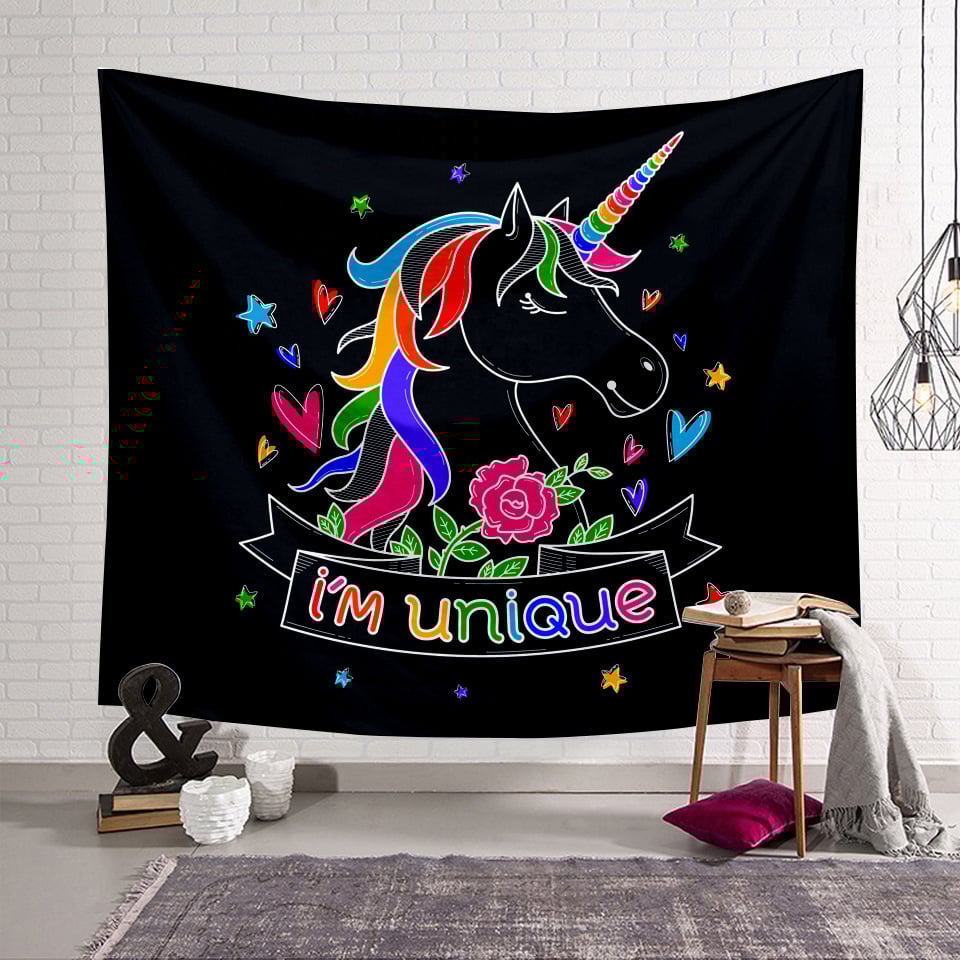 🎁Unicorn Style Wall Hanging Blanket ( 49% OFF Today )