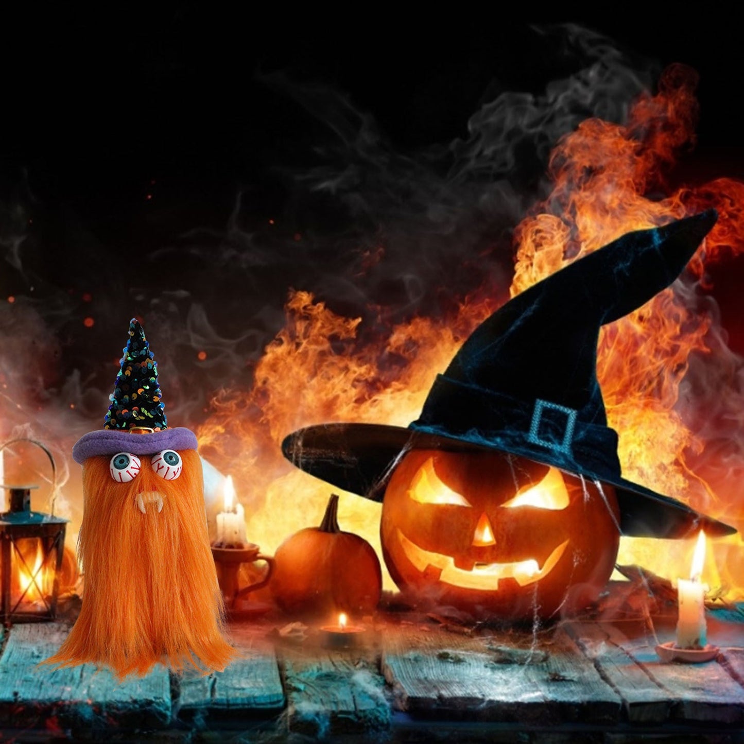 Halloween Witch Gnome