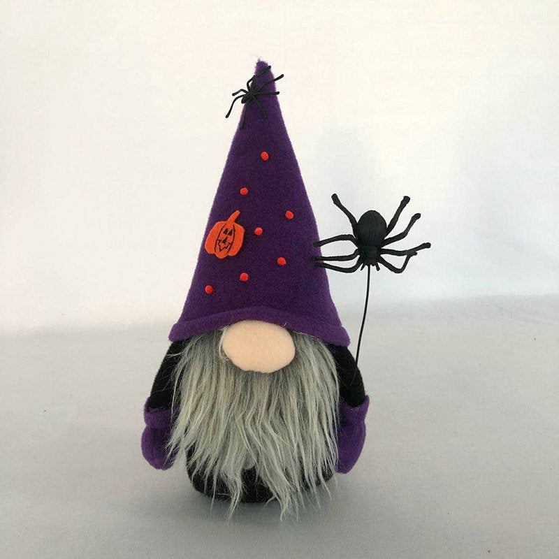 Hlloween Spider&Bat Gnome