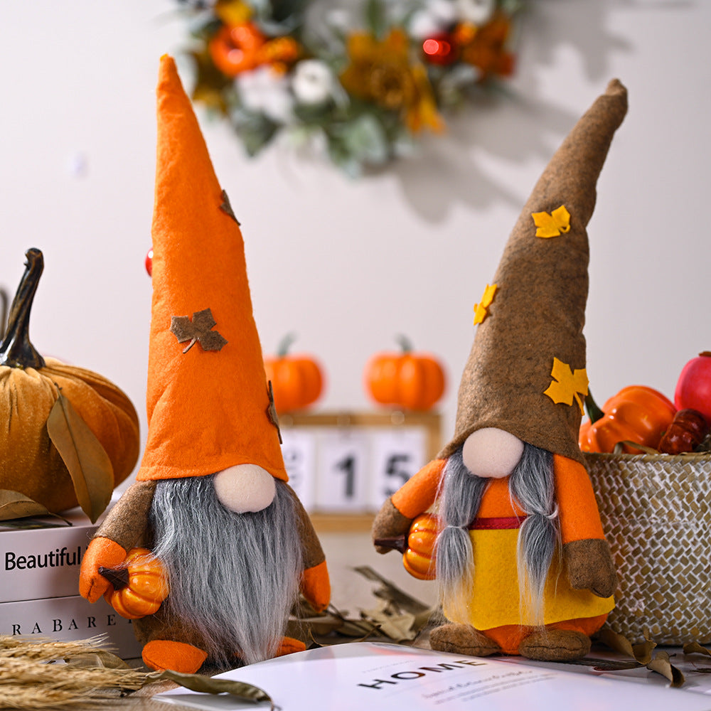 Harvest Pumpkin Gnomes