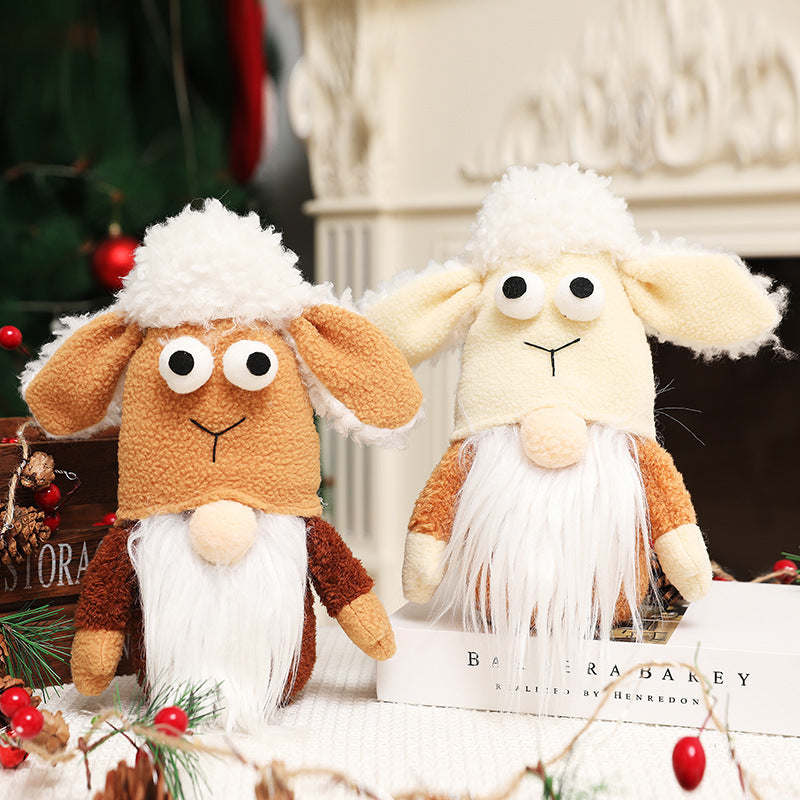 Farmhouse Sheep Gnome