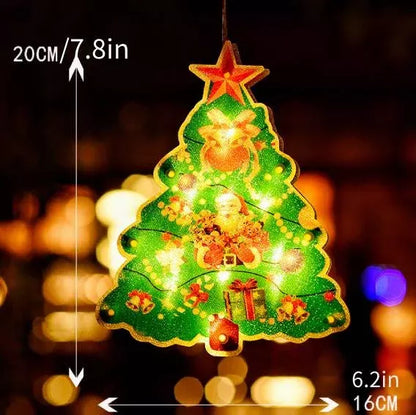 Weihnachts-Fenster-Hängelichter