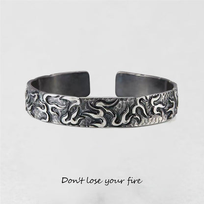 ''Don't lose your fire'' Roaring Flame Bracelet