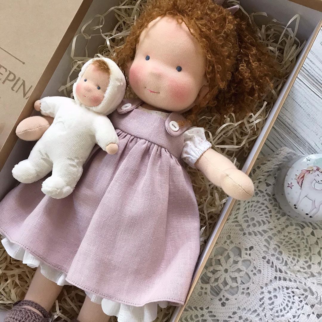 Handmade Knitted Doll - Gail