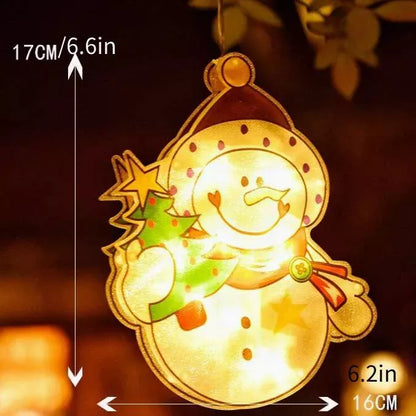 Weihnachts-Fenster-Hängelichter