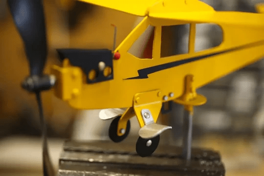 💐VORVERKAUF ZUM MUTTERTAG💝 Wetterfahne für Flugzeuge des Typs Piper J3 Cub