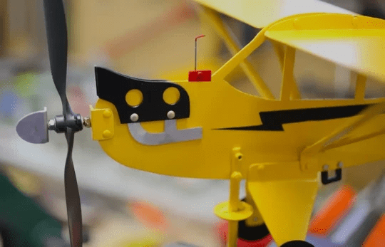 💐VORVERKAUF ZUM MUTTERTAG💝 Wetterfahne für Flugzeuge des Typs Piper J3 Cub