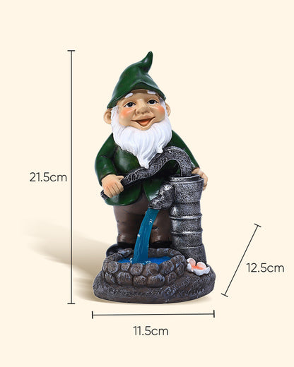Solar Well Water Garden Gnomes