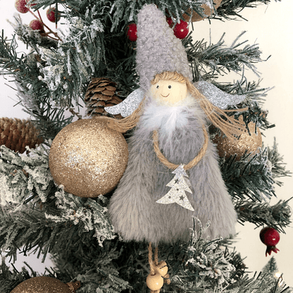 Handgemachte Weihnachtsengel mit Hut 