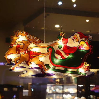 Weihnachts-Fenster-Hängelichter