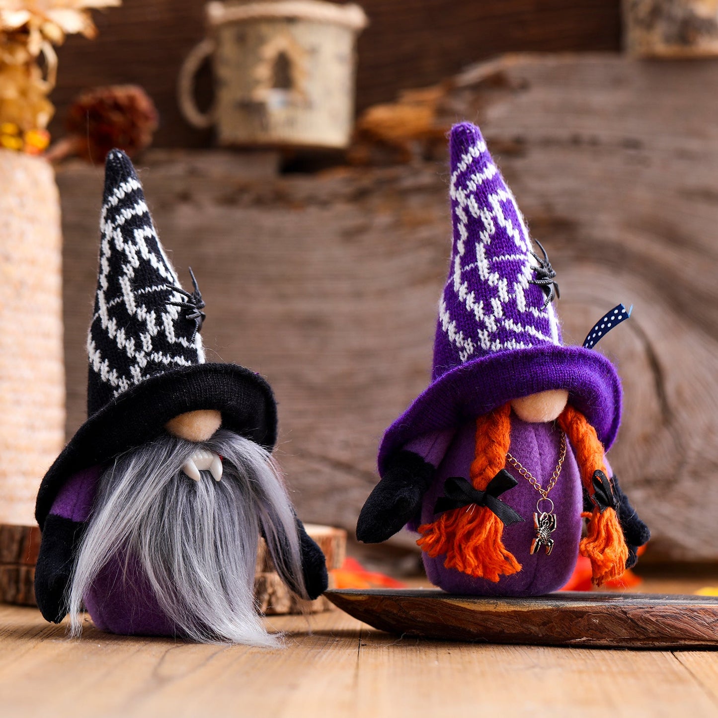 Purple Halloween Gnome