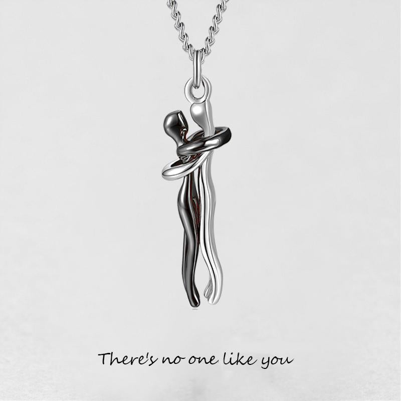'' There's No One Like You '' Hug Necklace