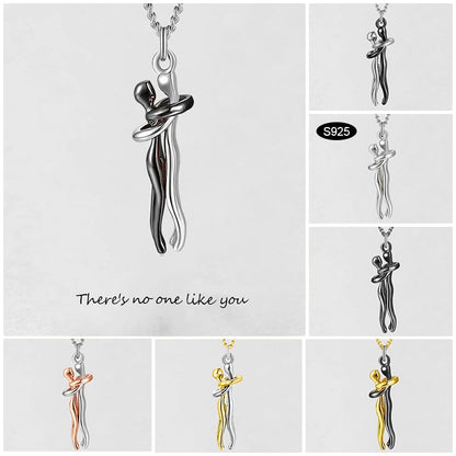 '' There's No One Like You '' Hug Necklace