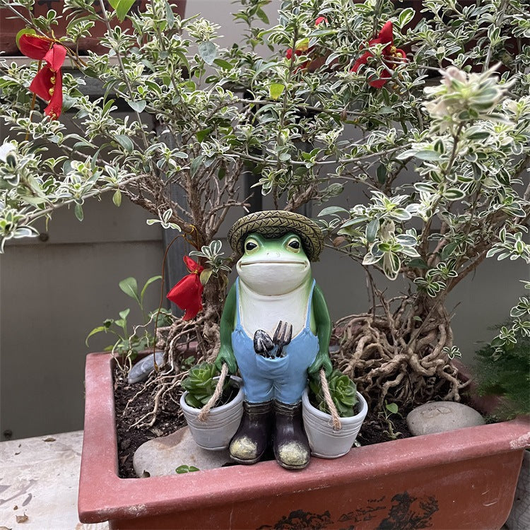 Resin Frog Animal Ornaments