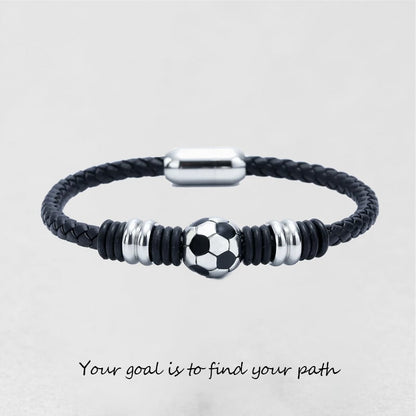 '' Find Your Path'' Football Bracelet