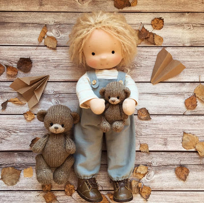 Handmade Knitted Doll - Cindy