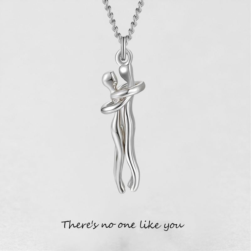'' There's No One Like You '' Hug Necklace
