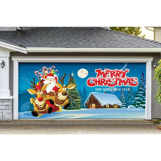 Santas Garagentor zum Abheben 