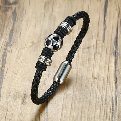 '' Find Your Path'' Football Bracelet