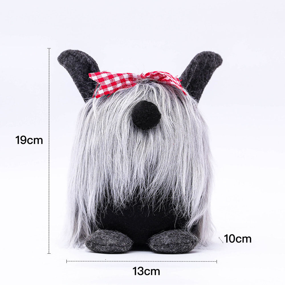 Long Haired Dog Gnome