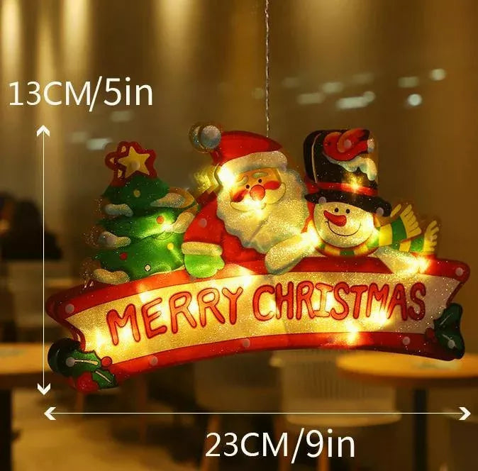 Weihnachts-Fenster-Hängelichter