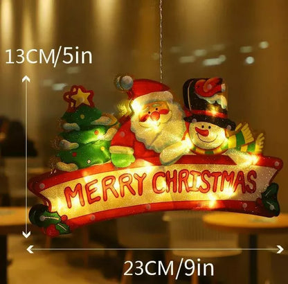 Weihnachts-Fenster-Hängelichter
