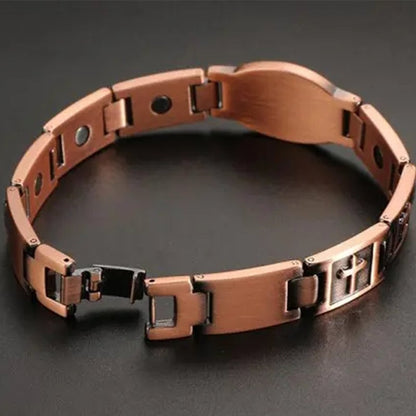 '' Walk with lord '' Cross Bracelet