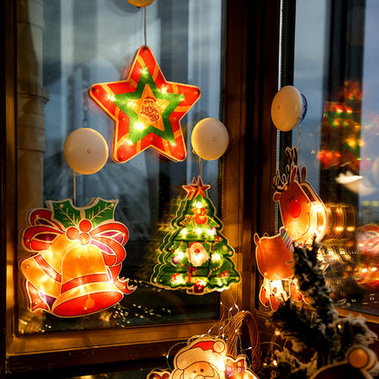 Weihnachts-Fenster-Hängelichter