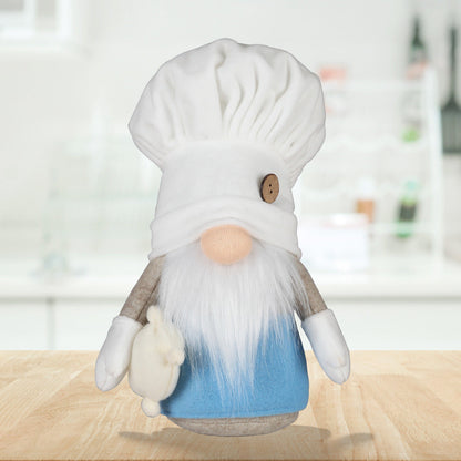 White Chef Hat Gnome