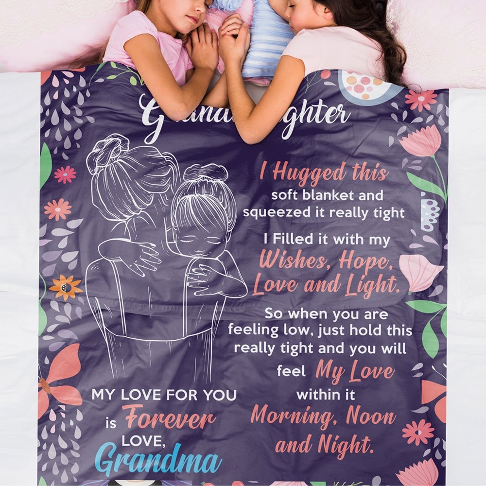 🎁Granddaughter's Gift-Sweet Words Blanket (49% OFF TODAY)