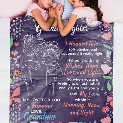 🎁Granddaughter's Gift-Sweet Words Blanket (49% OFF TODAY)