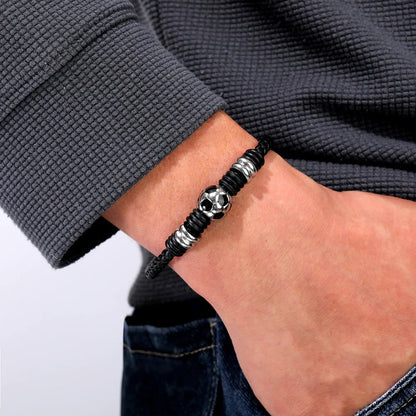 '' Find Your Path'' Football Bracelet