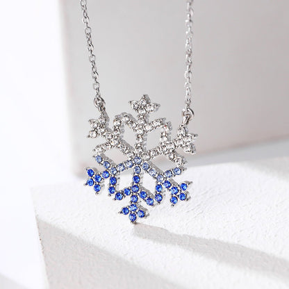 '' We are like a snowflake '' Snowflake Necklace