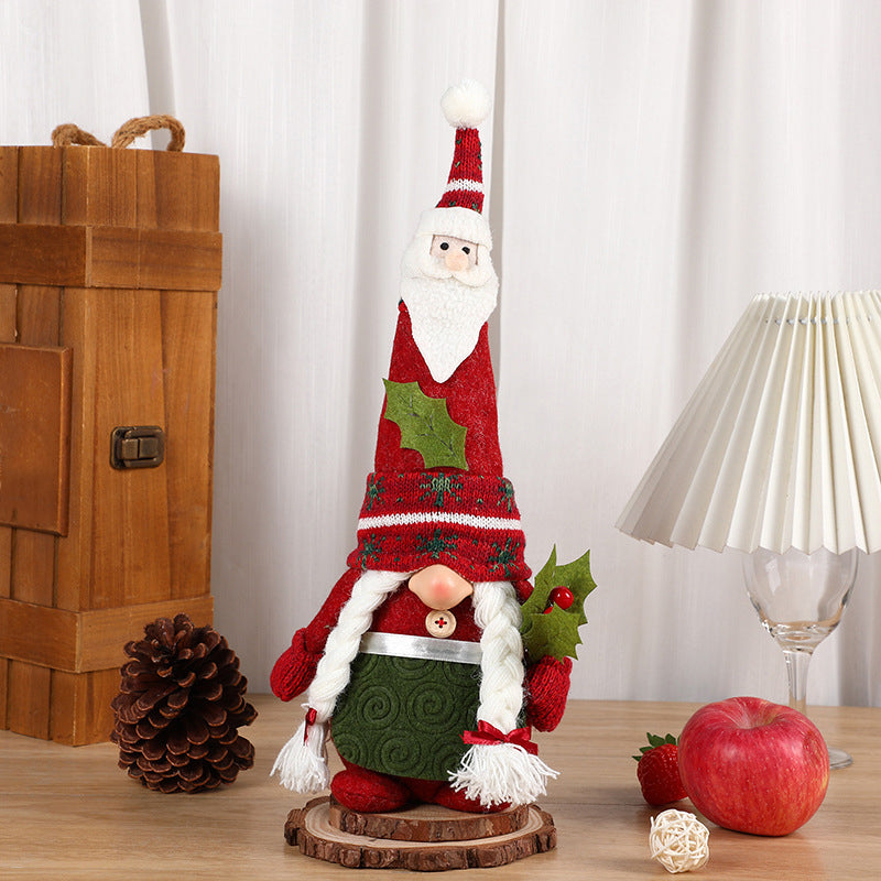 Santa & Snowman Gnome