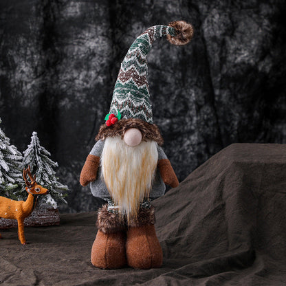 Retractable Lighted Christmas Gnomes