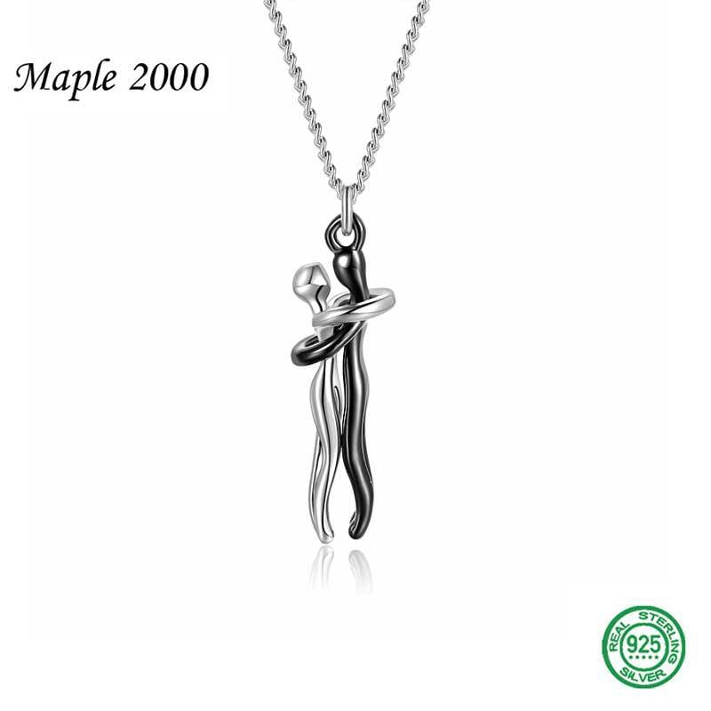 '' There's No One Like You '' Hug Necklace