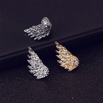 '' I Will Be Always Here With You '' Angel Wing Earrings