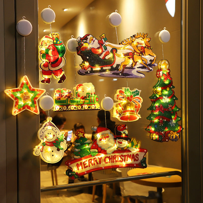 Weihnachts-Fenster-Hängelichter