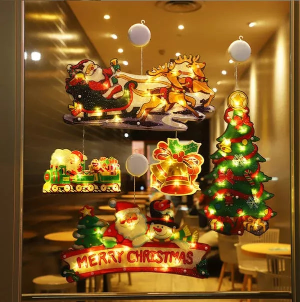 Weihnachts-Fenster-Hängelichter