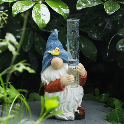 Gartenzwerg-Regenmesser-Skulptur 