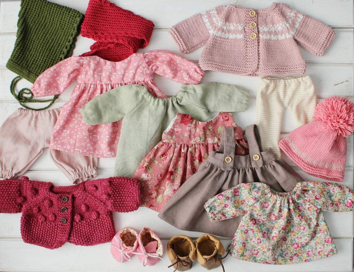 Handmade Knitted Doll - Gina