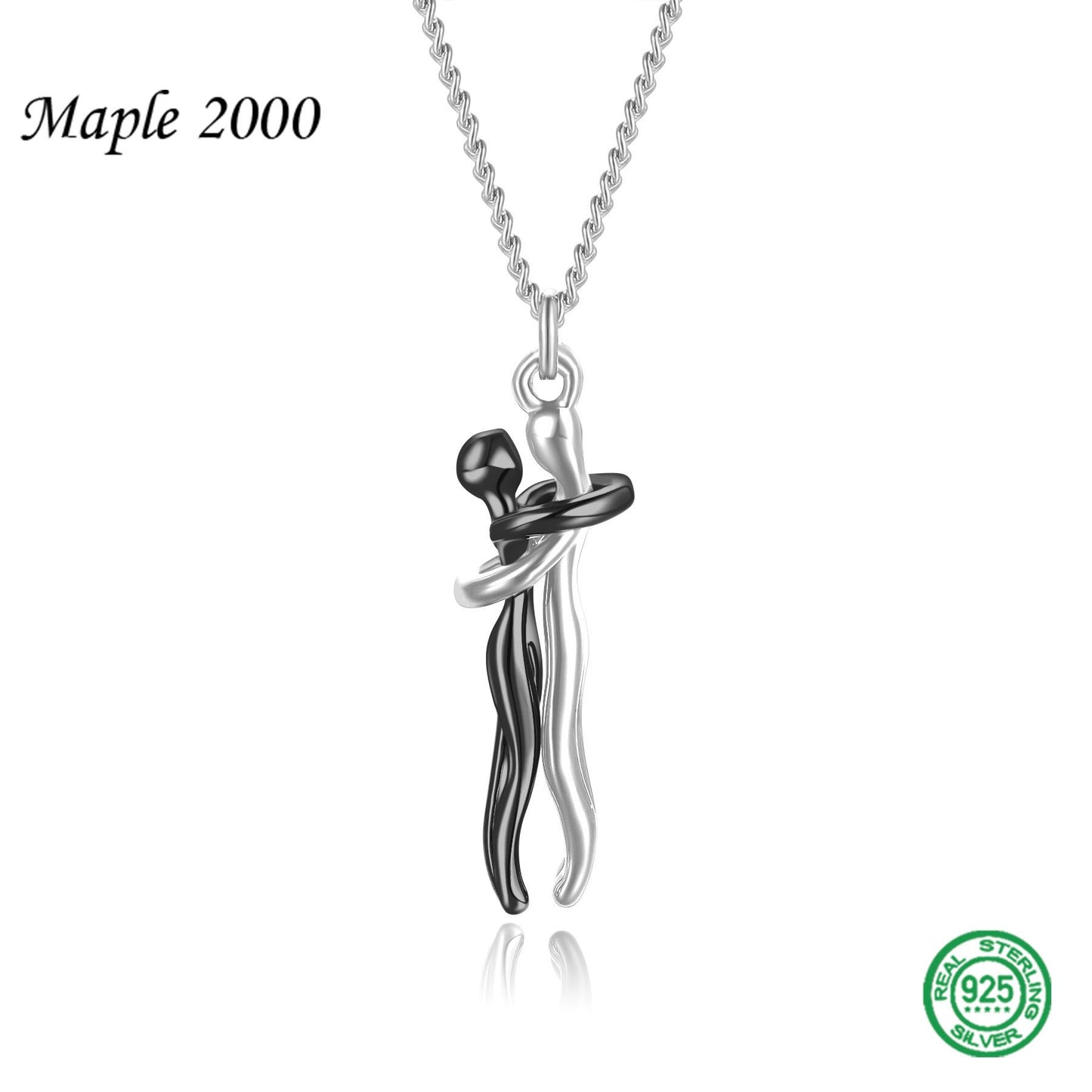 '' There's No One Like You '' Hug Necklace