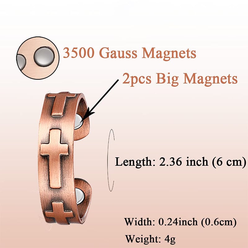 '' Walk with lord '' Cross Bracelet