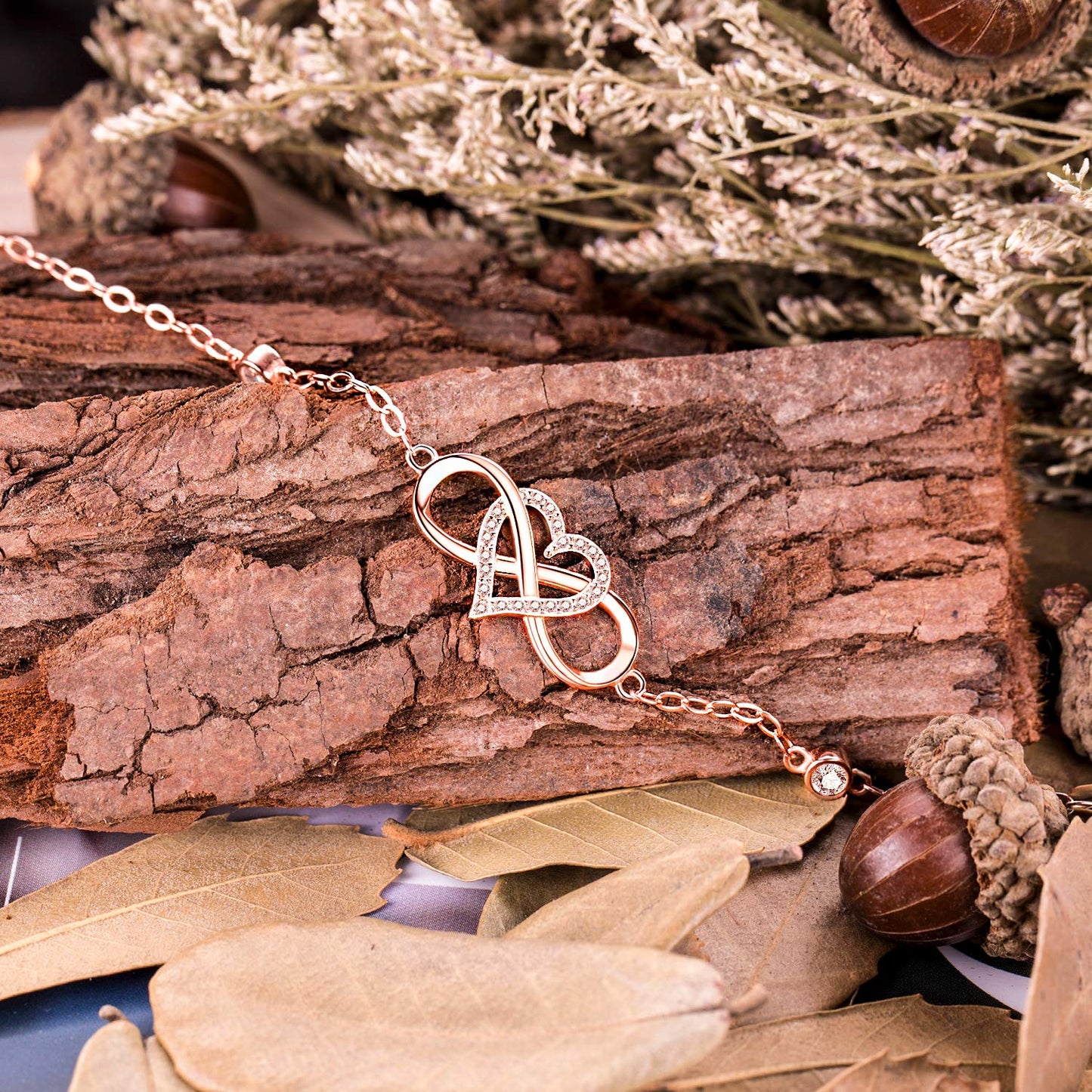 ''I Love You To Infinity And Beyond '' Infinity Love Necklace