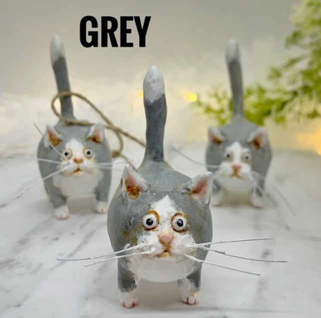 Early Christmas Sale - 49% OFF🎁Kitty Ciniature Sculpture